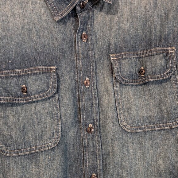 Imogene + Willie Earl Selvedge Denim Work Shirt XXL - Picture 3 of 4